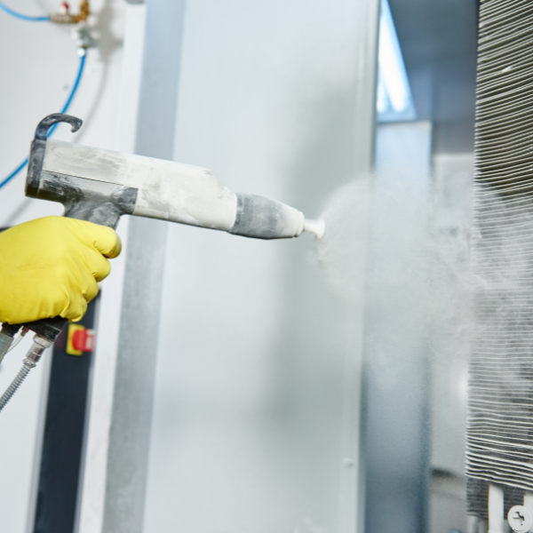 Powder coating process